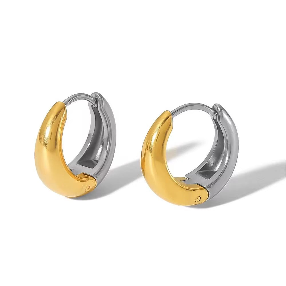 Maya Rope Hoop Earrings by Lucy Luna Jewellery