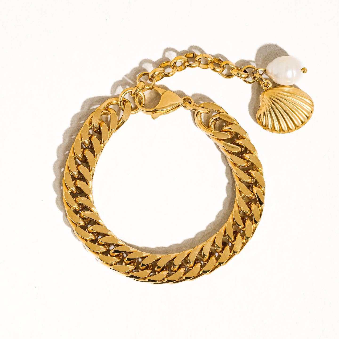 Paloma Shell Bracelet by Lucy Luna Jewellery, alternate view 3