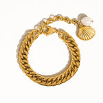 Paloma Shell Bracelet by Lucy Luna Jewellery, alternate view 3