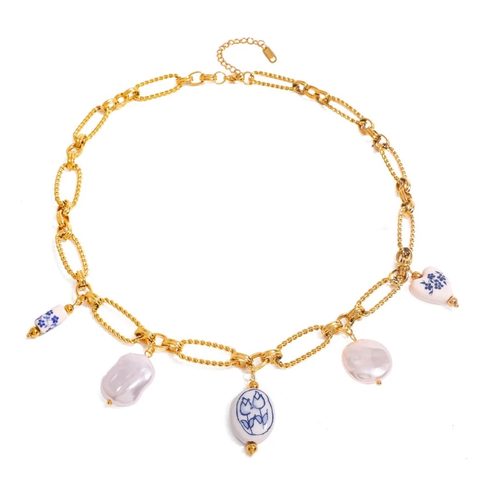 Portofino Charm Necklace by Lucy Luna Jewellery