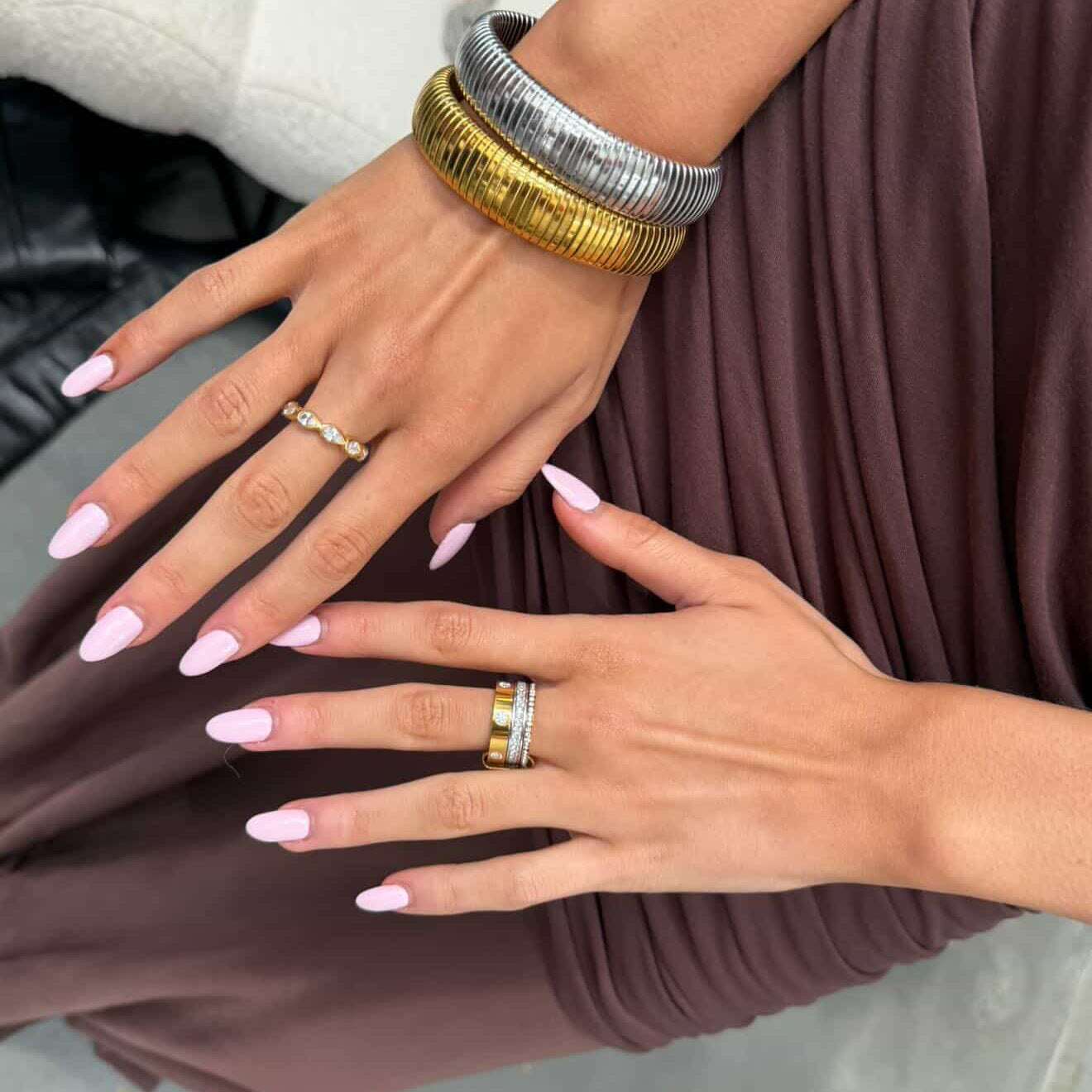 Sierra Stack Ring by Lucy Luna Jewellery, alternate view 4