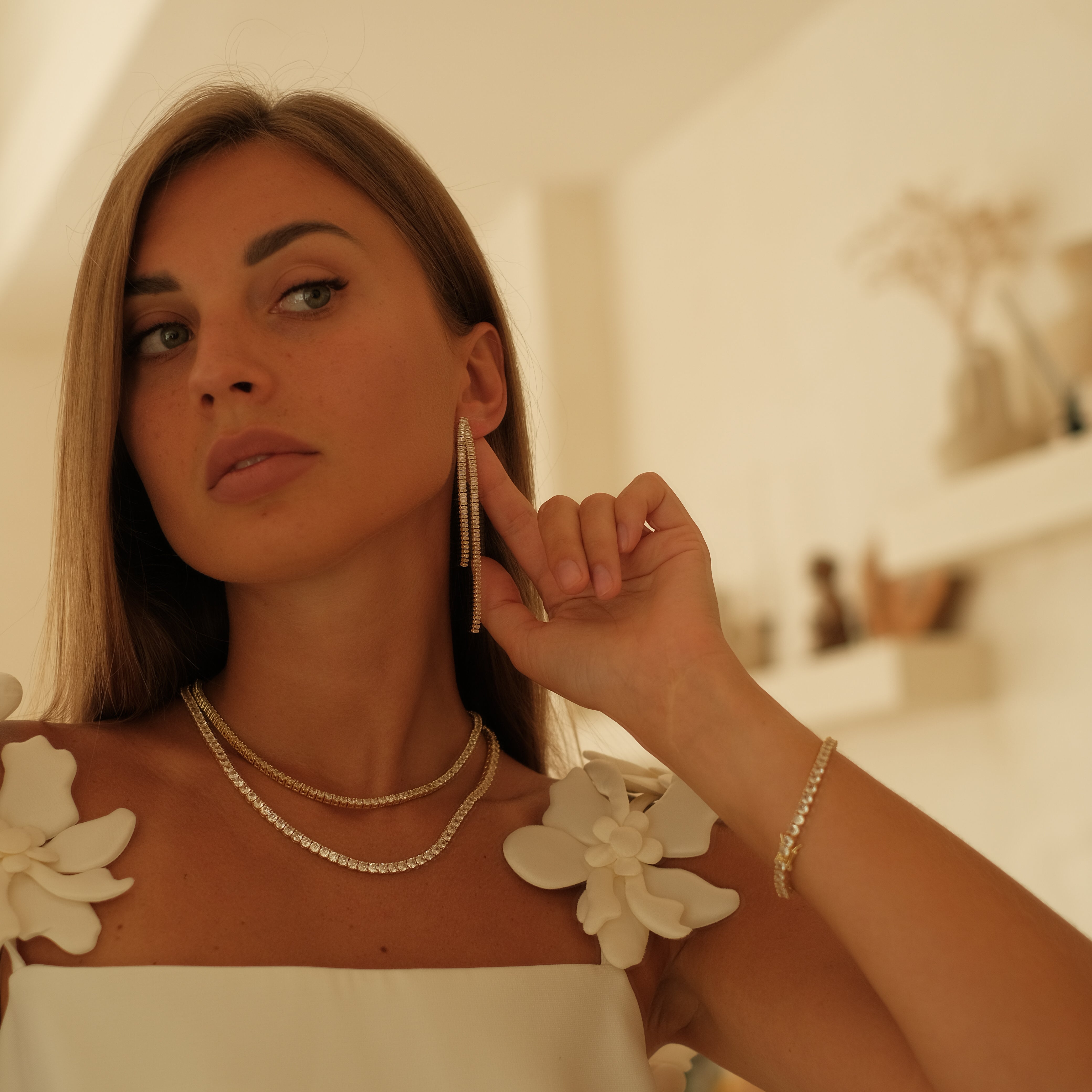 Portia Earrings by Lucy Luna Jewellery, alternate view 4