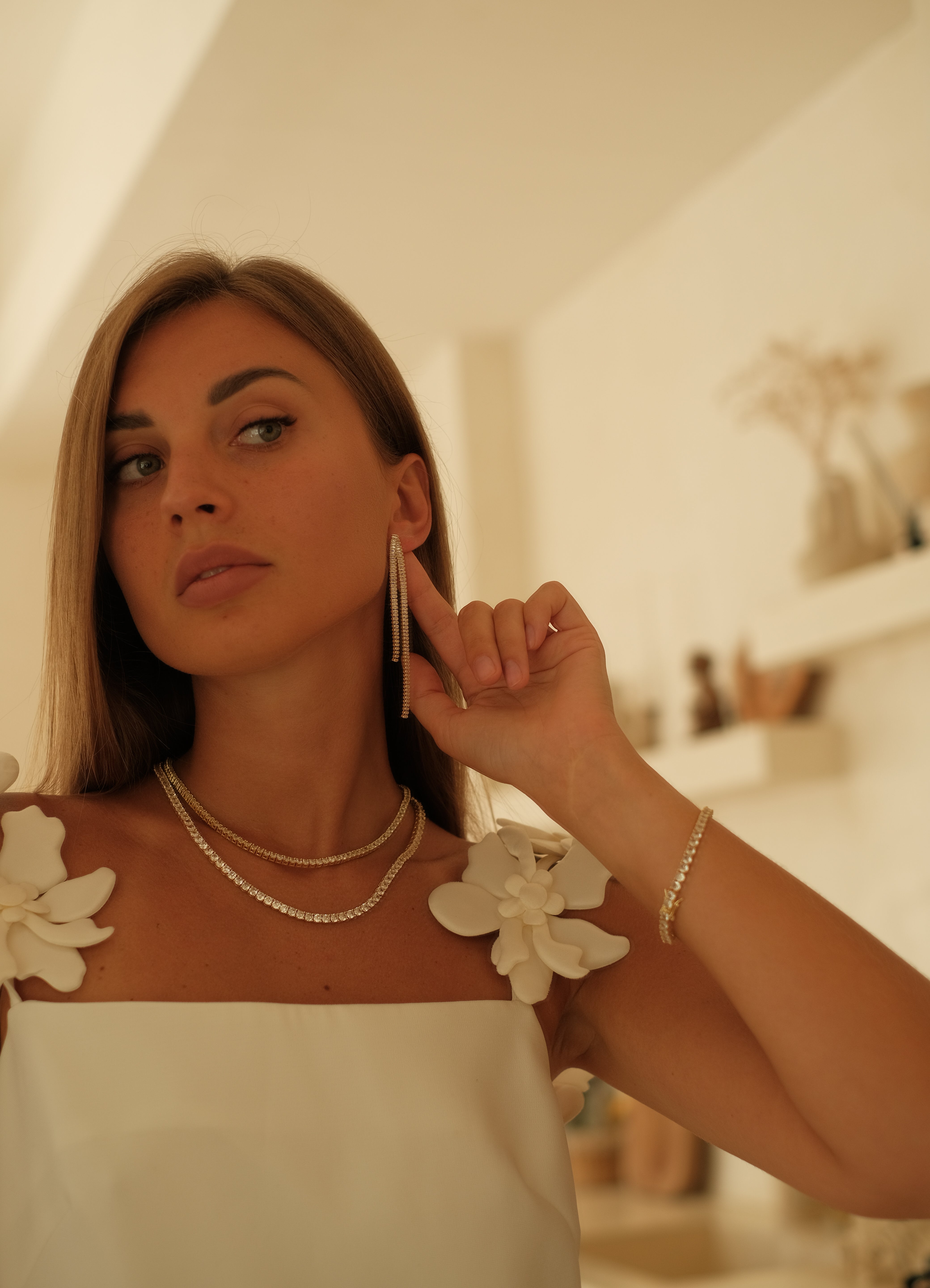 Portia Earrings by Lucy Luna Jewellery, alternate view 4