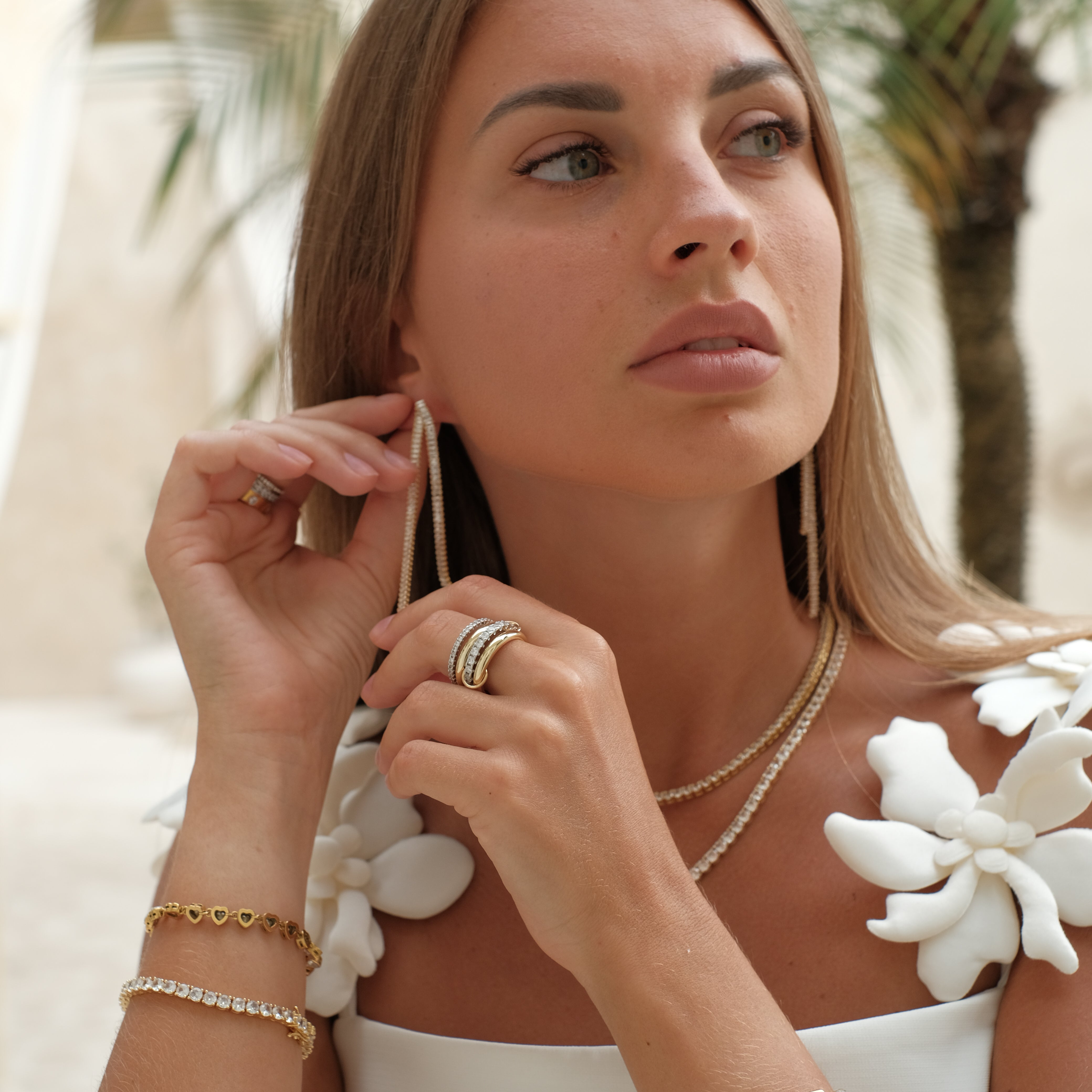 Alessia Ring by Lucy Luna Jewellery