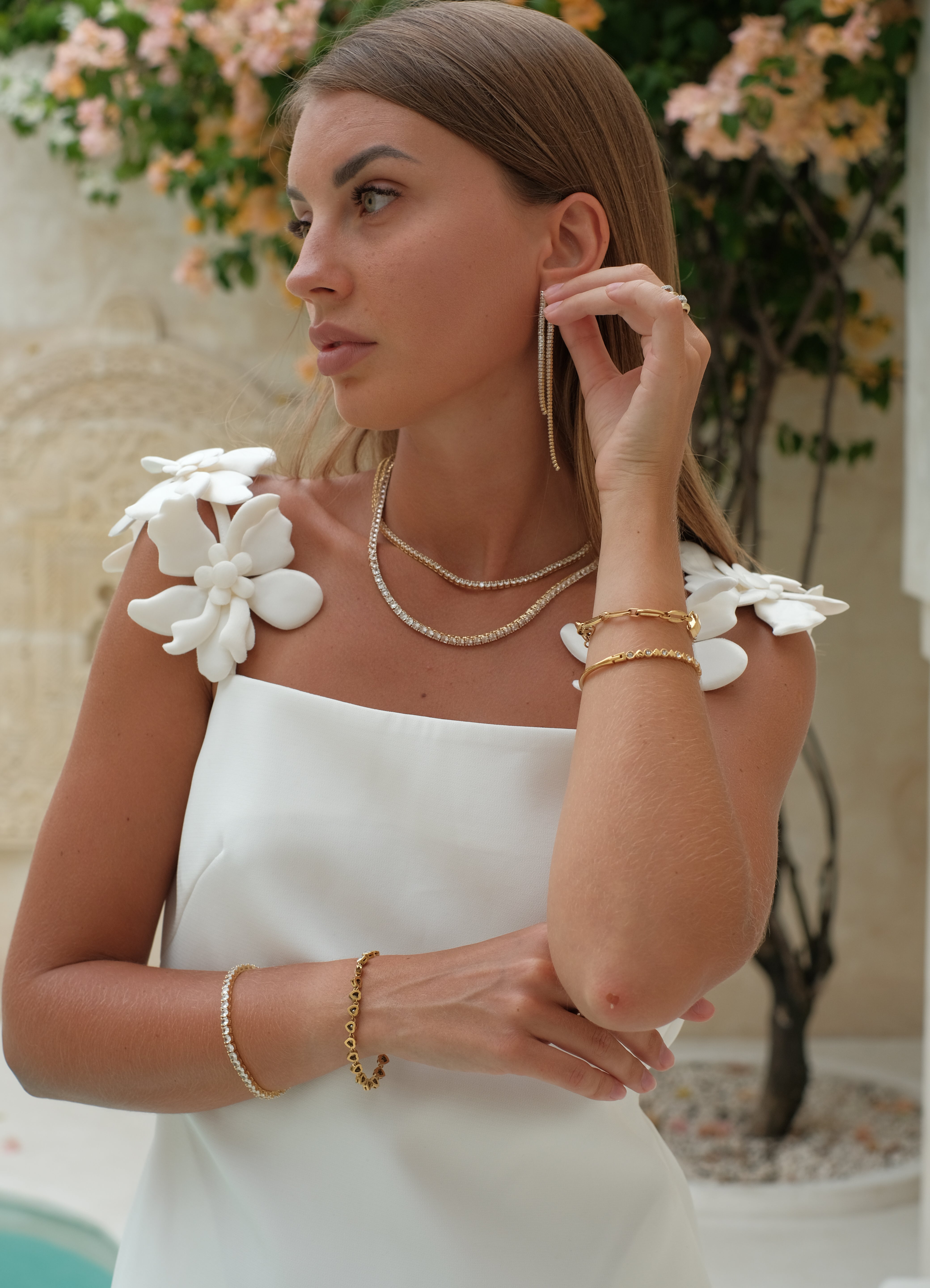 Portia Earrings by Lucy Luna Jewellery, alternate view 2