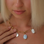 Portofino Charm Necklace by Lucy Luna Jewellery, alternate view 2