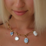 Portofino Charm Necklace by Lucy Luna Jewellery, alternate view 4