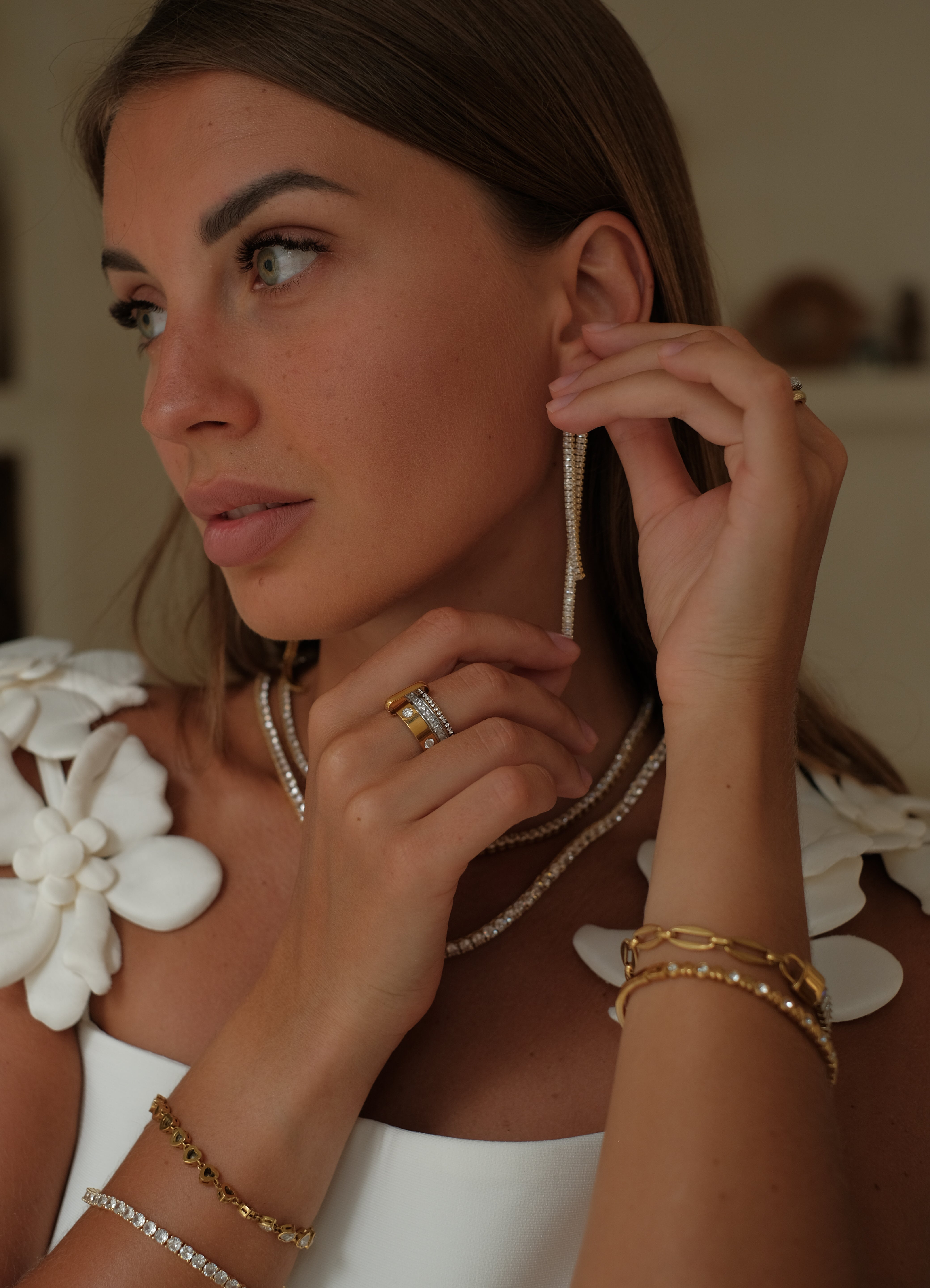 Sierra Stack Ring by Lucy Luna Jewellery, alternate view 3