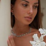 Ivy Emerald Eternity Ring by Lucy Luna Jewellery, alternate view 6