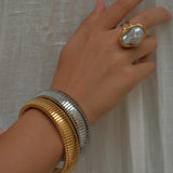 Aurelia Gaspipe Bangle by Lucy Luna Jewellery, alternate view 3