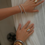 Aurelia Gaspipe Bangle by Lucy Luna Jewellery, alternate view 5