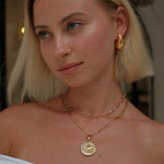 Sofia Teardrop Studs by Lucy Luna Jewellery, alternate view 3