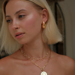Sofia Teardrop Studs by Lucy Luna Jewellery, alternate view 2
