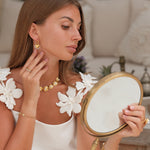 Éterna Pearl Necklace by Lucy Luna Jewellery, alternate view 2