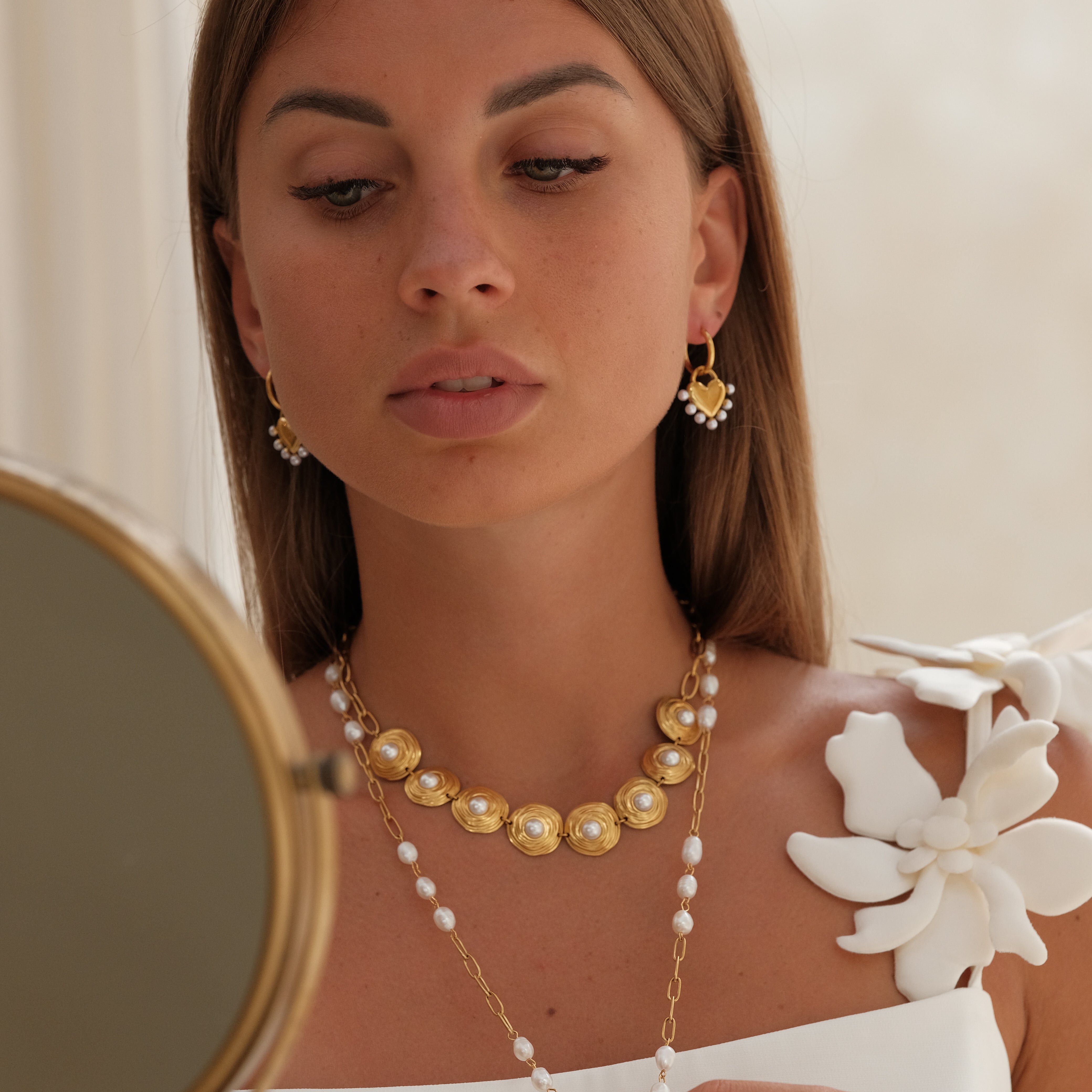 Éterna Pearl Necklace by Lucy Luna Jewellery, alternate view 5