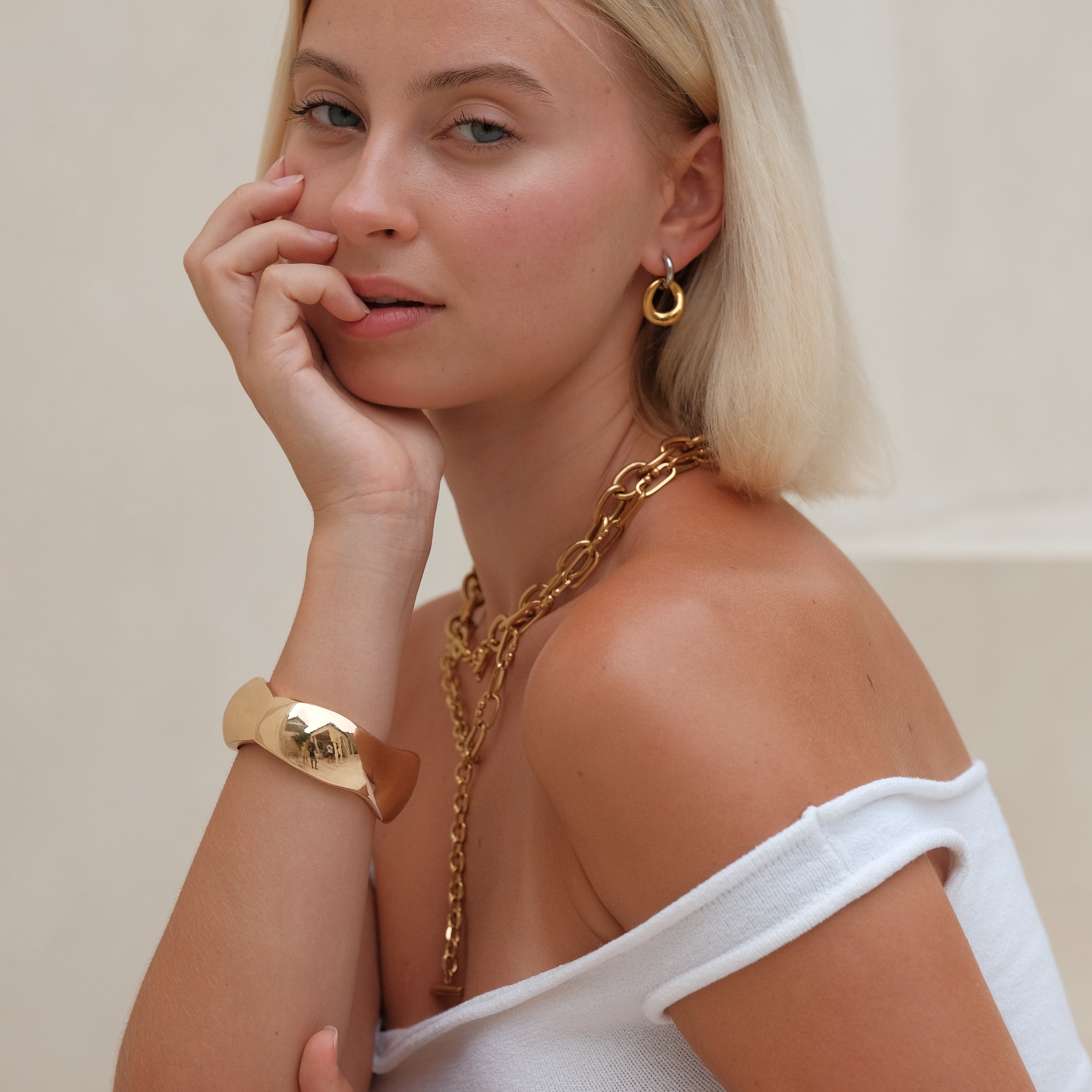 Maya Cuff by Lucy Luna Jewellery, alternate view 3