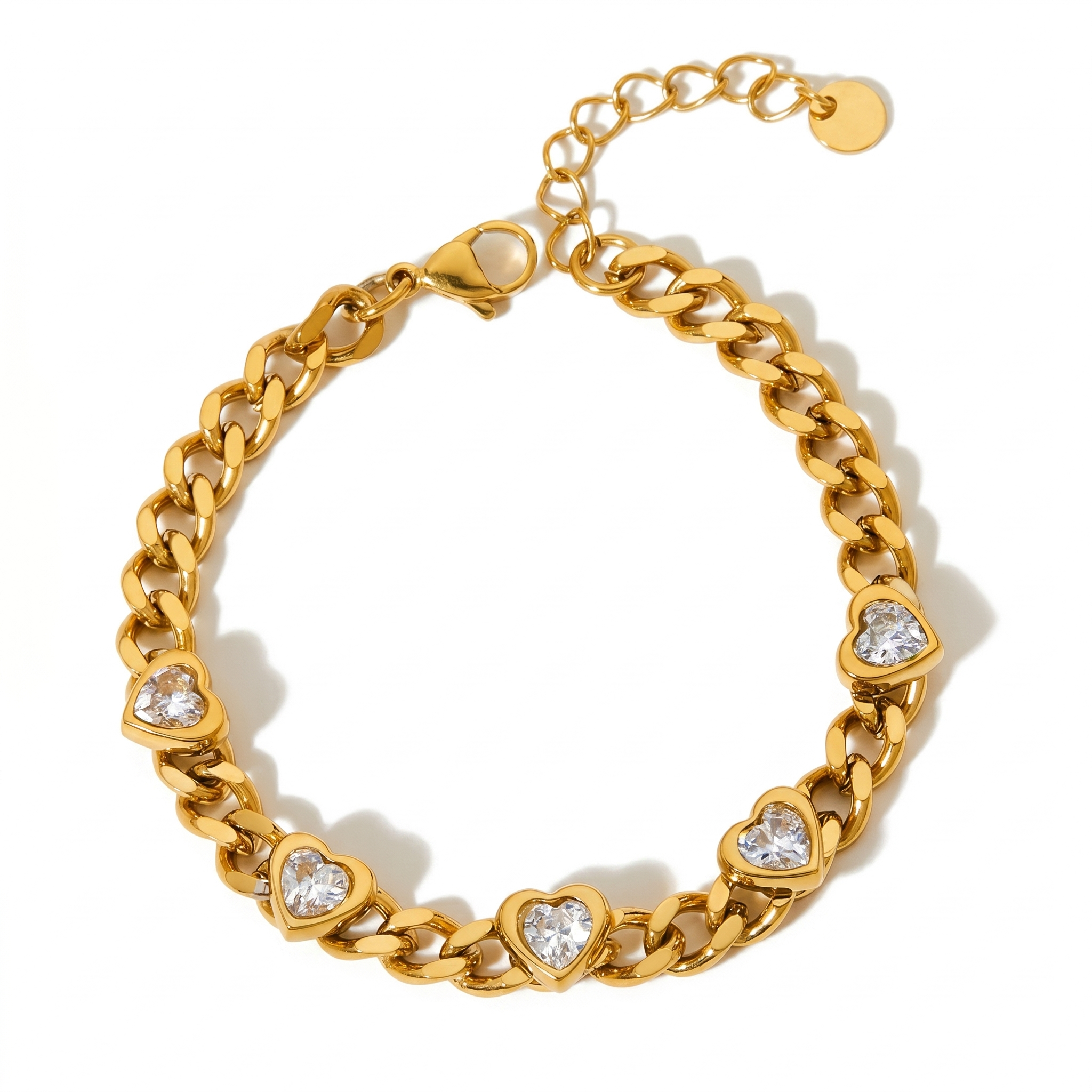 Esme Heart Bracelet by Lucy Luna Jewellery, alternate view 3