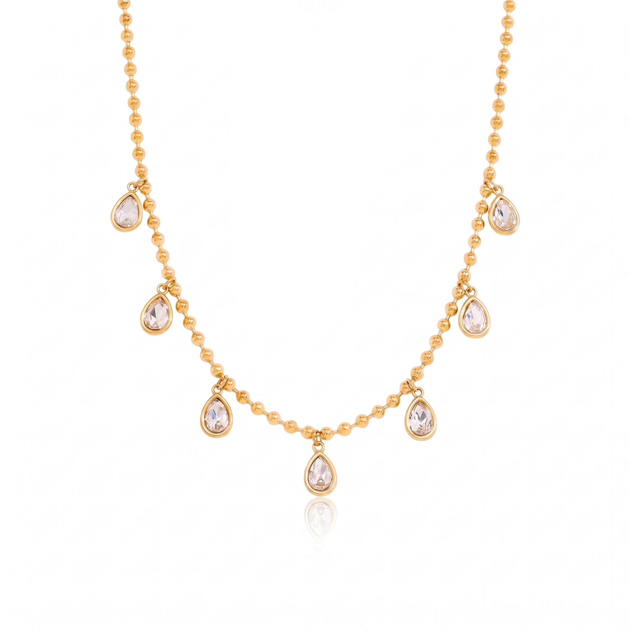 Talia Droplet Necklace by Lucy Luna Jewellery