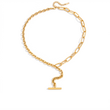 Bianca T-Bar Necklace by Lucy Luna Jewellery