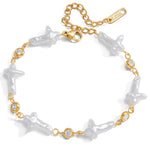 Ines Pearl Bracelet by Lucy Luna Jewellery