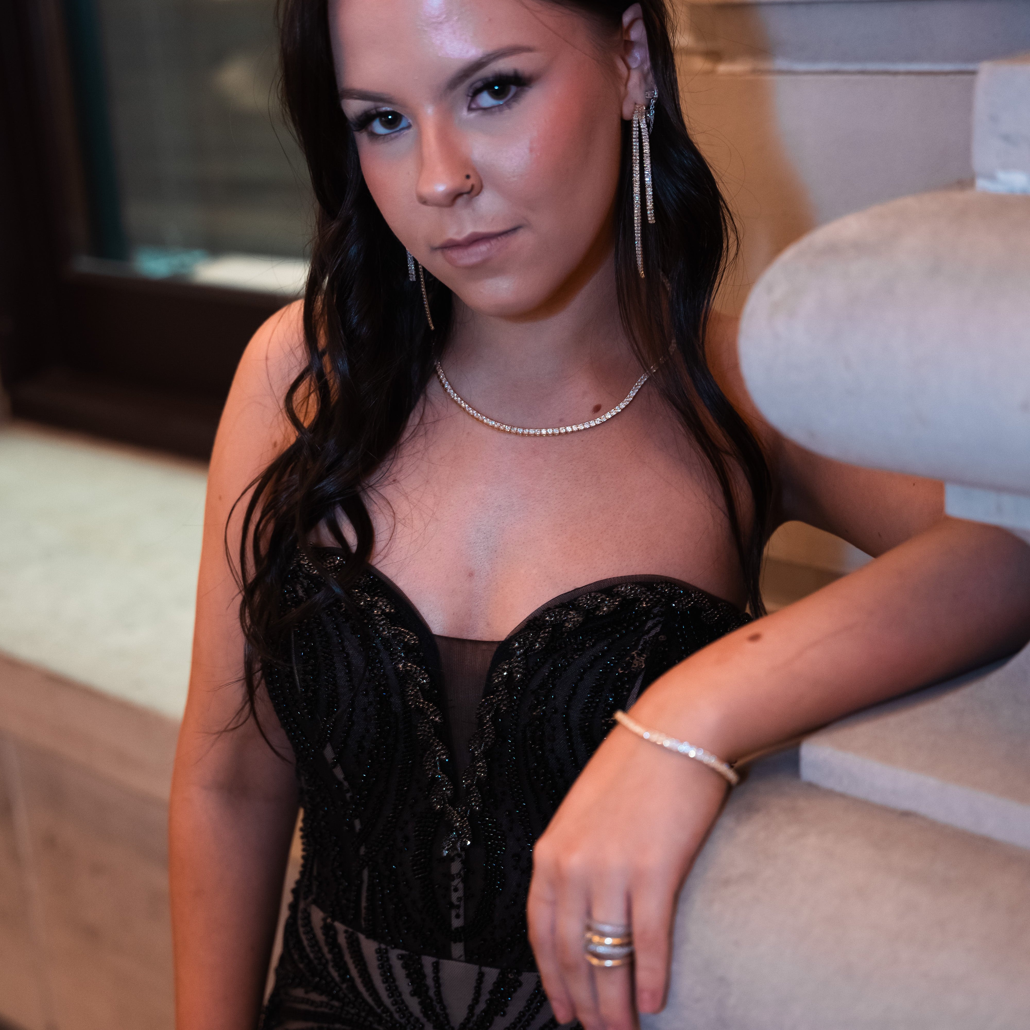 Portia Necklace by Lucy Luna Jewellery, alternate view 10