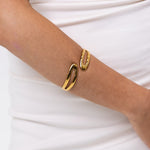 Maren Wave Bangle by Lucy Luna Jewellery, alternate view 11