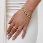 Selena Halo Bracelet by Lucy Luna Jewellery, alternate view 4
