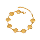 Isla Shell Bracelet by Lucy Luna Jewellery