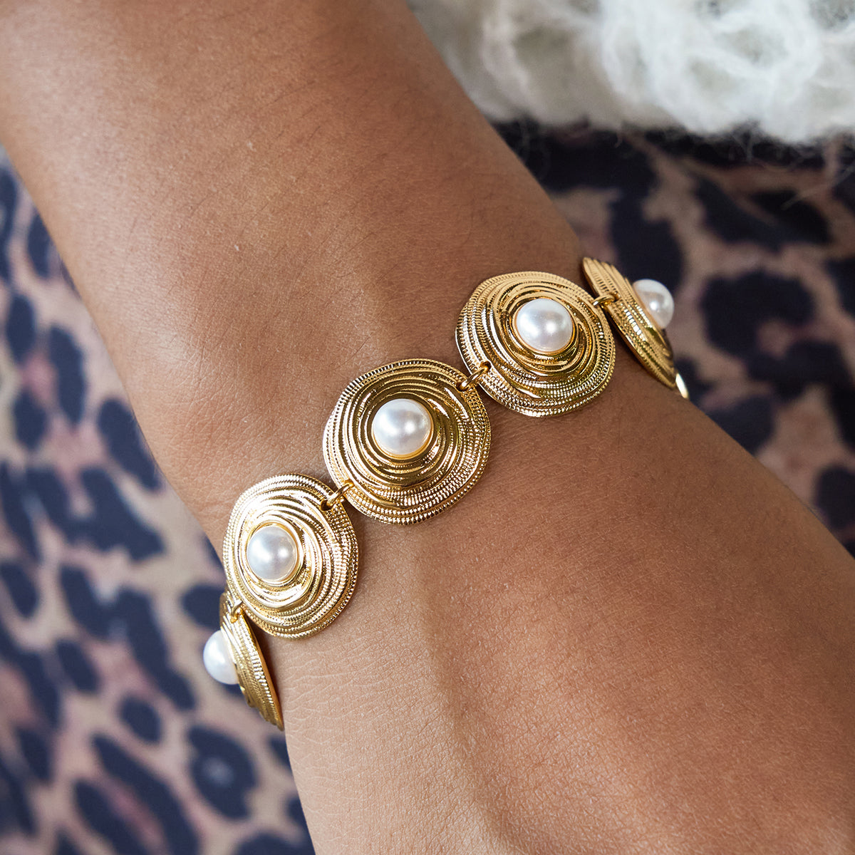 Éterna Pearl Bracelet by Lucy Luna Jewellery, alternate view 2