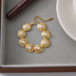 Éterna Pearl Bracelet by Lucy Luna Jewellery, alternate view 3