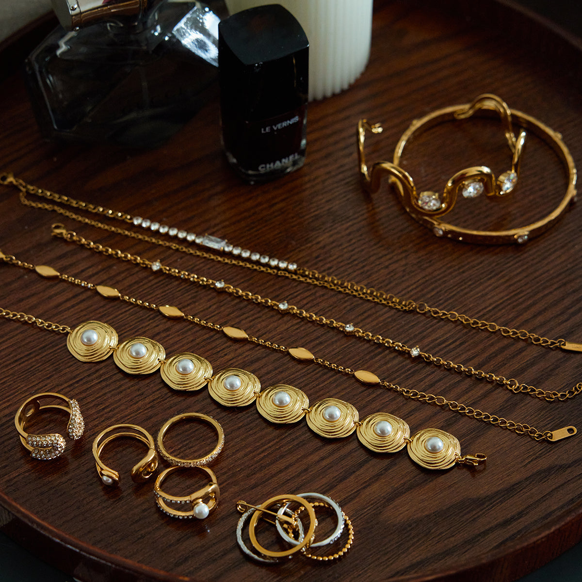 Éterna Pearl Bracelet by Lucy Luna Jewellery, alternate view 4
