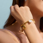 Sirena Ocean Charm Bracelet by Lucy Luna Jewellery, alternate view 9
