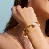 Sirena Ocean Charm Bracelet by Lucy Luna Jewellery, alternate view 9