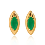 Nikita Marquise Studs by Lucy Luna Jewellery