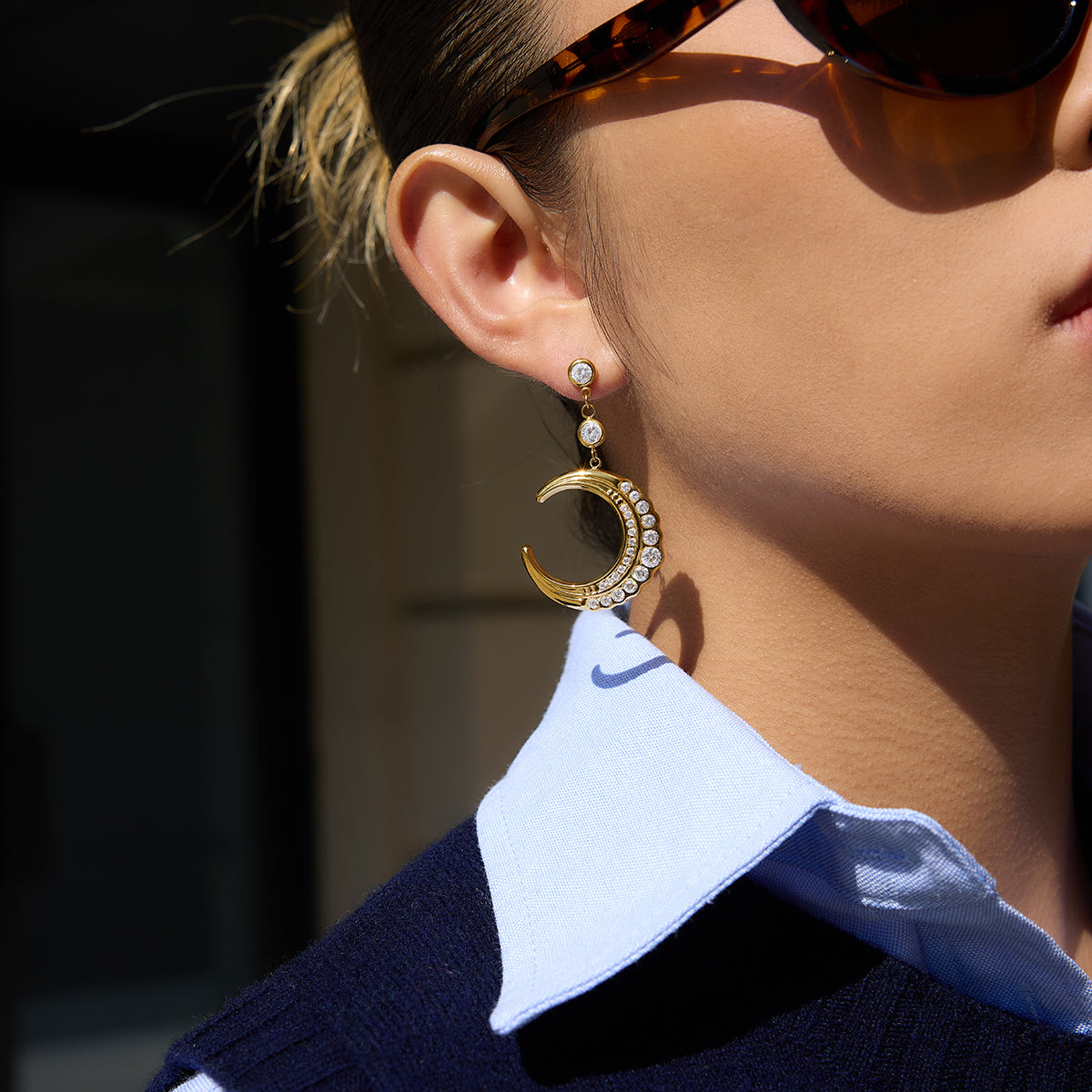 Luna Moon Drops by Lucy Luna Jewellery, alternate view 7