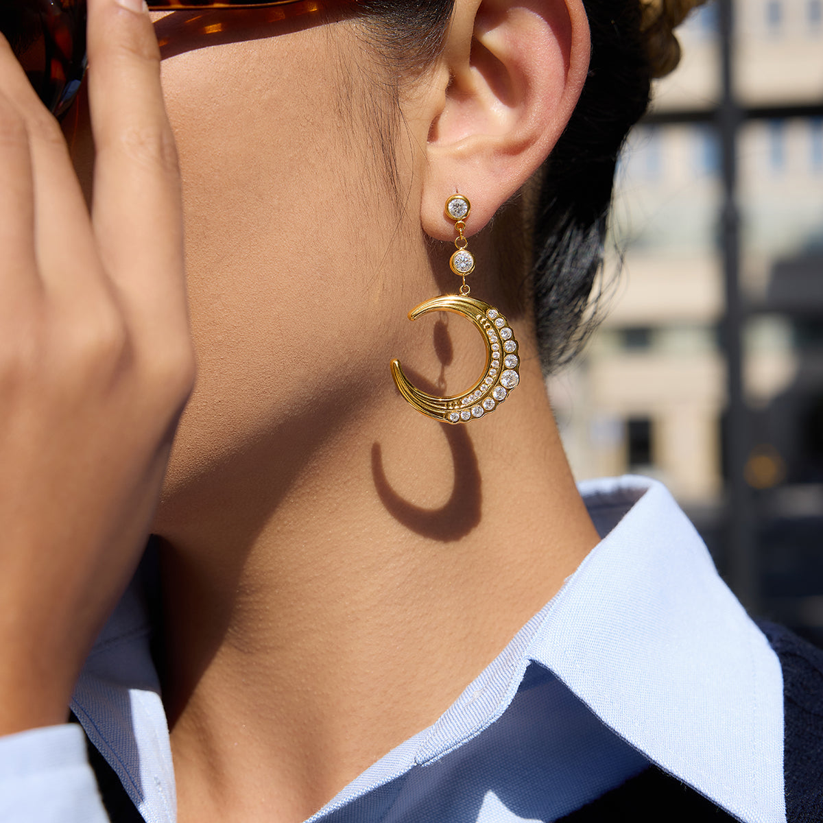 Luna Moon Drops by Lucy Luna Jewellery, alternate view 8