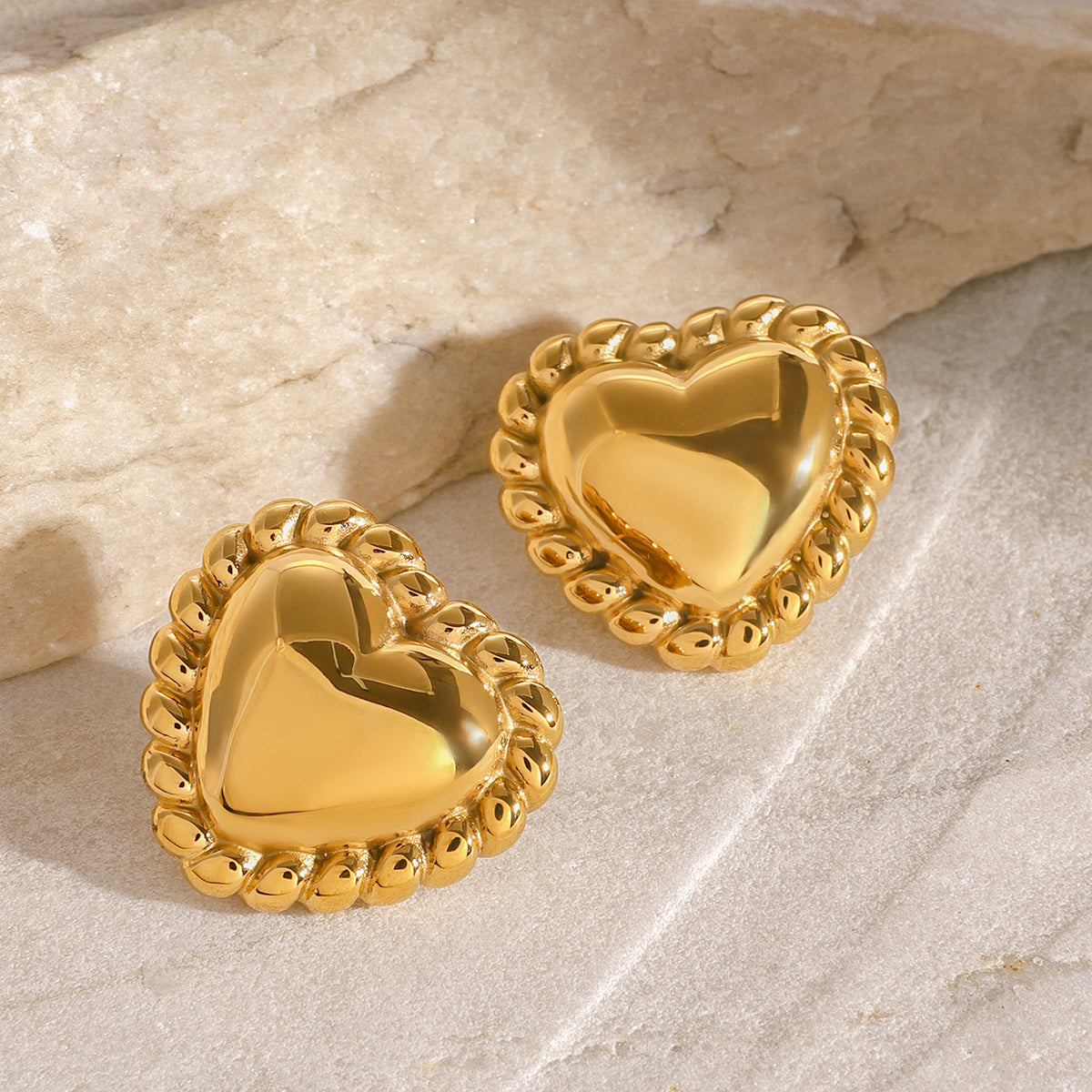 Quinn Scalloped Hearts by Lucy Luna Jewellery, alternate view 3