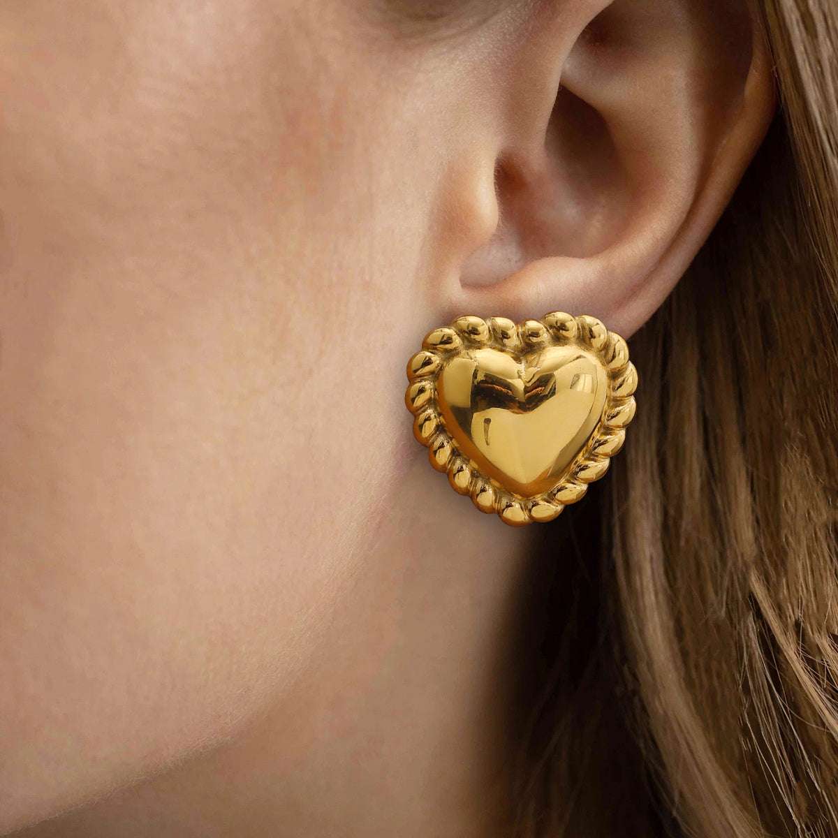 Quinn Scalloped Hearts by Lucy Luna Jewellery, alternate view 4