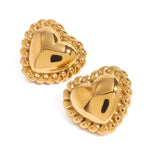 Quinn Scalloped Hearts by Lucy Luna Jewellery, alternate view 2