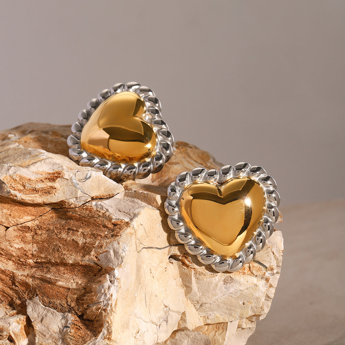 Quinn Scalloped Hearts by Lucy Luna Jewellery, alternate view 7