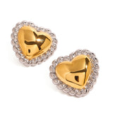 Quinn Scalloped Hearts by Lucy Luna Jewellery
