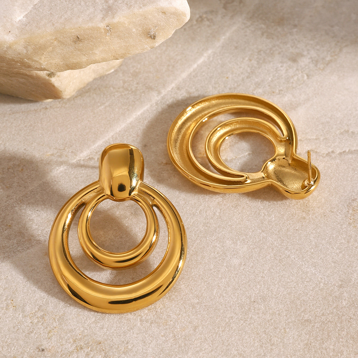 Orbit Tiered Drops by Lucy Luna Jewellery, alternate view 2
