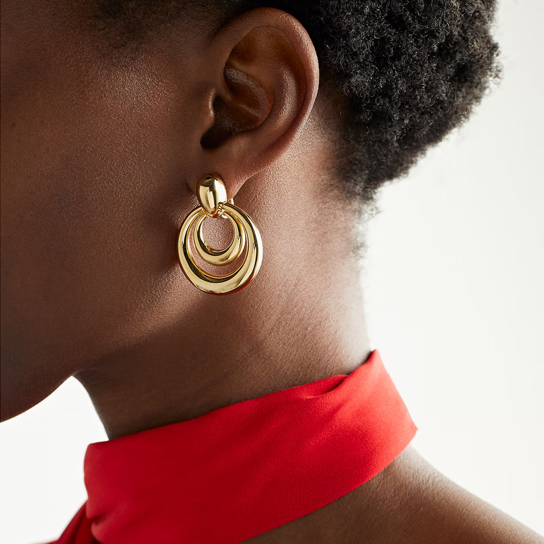 Orbit Tiered Drops by Lucy Luna Jewellery, alternate view 3