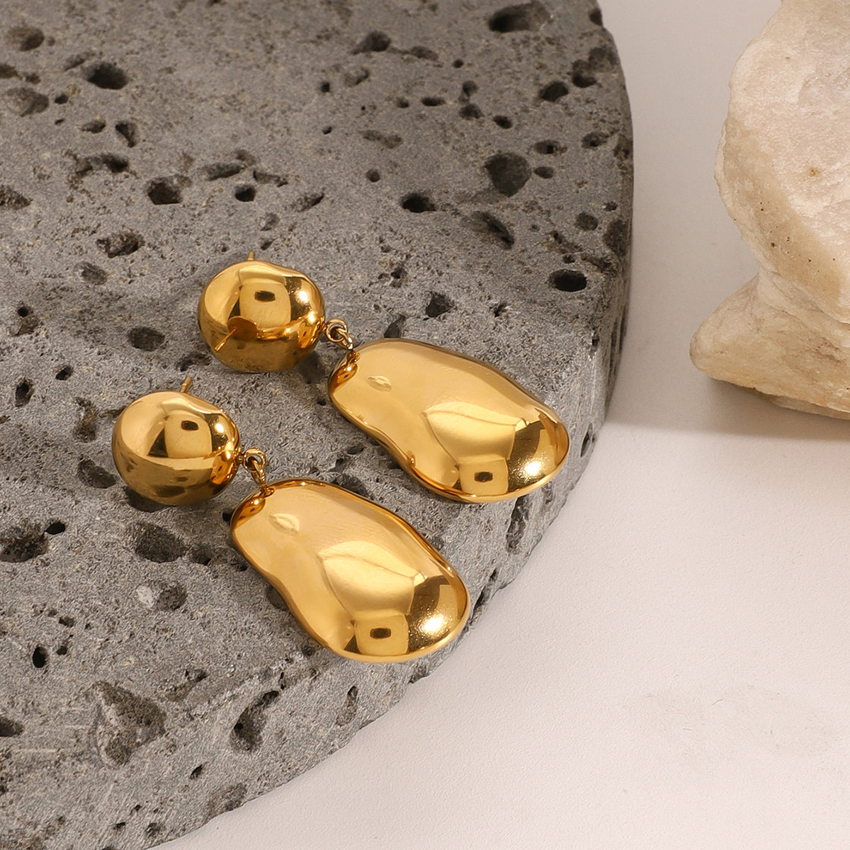 Sulis Pebble Drops by Lucy Luna Jewellery, alternate view 3