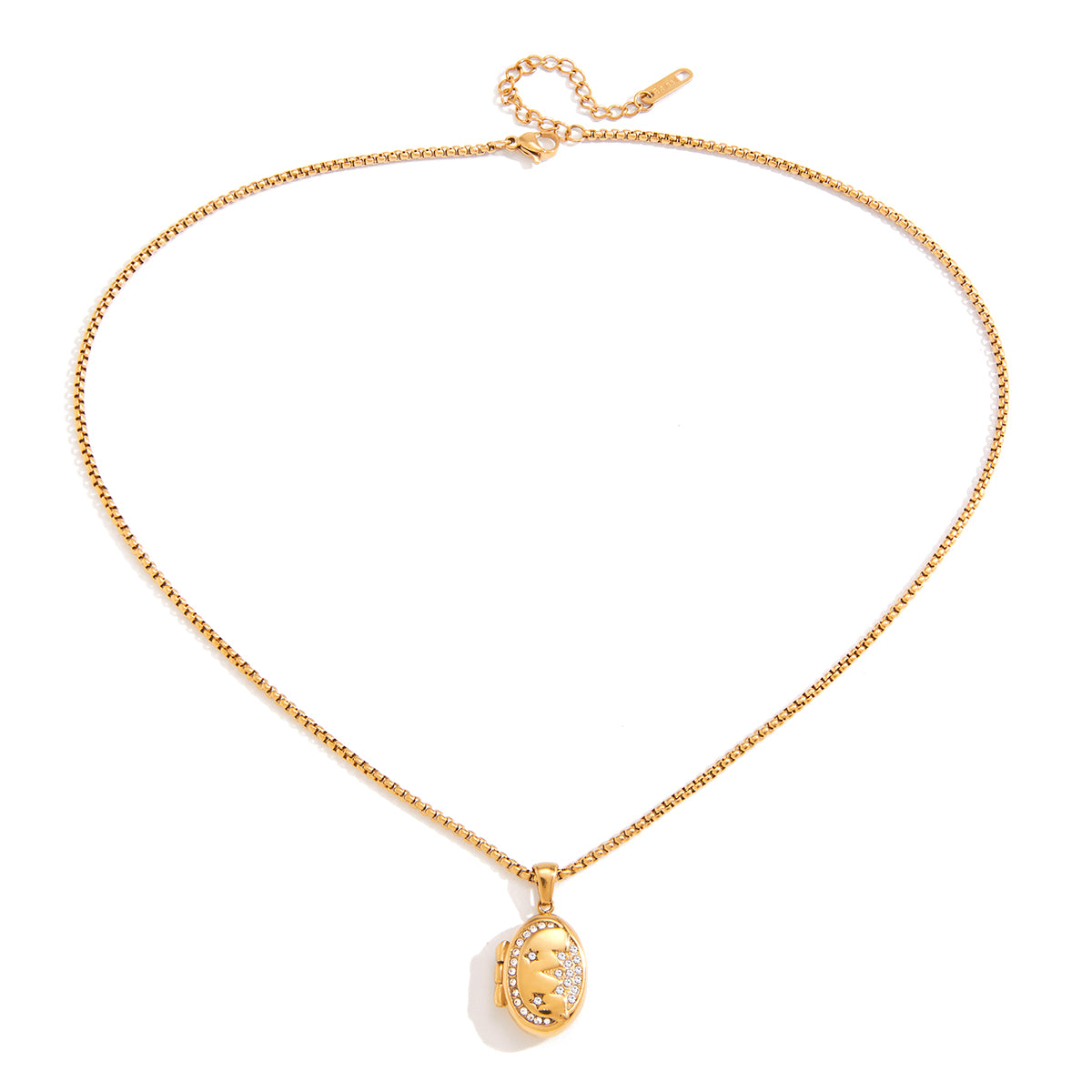 Nova Moon locket by Lucy Luna Jewellery, alternate view 2