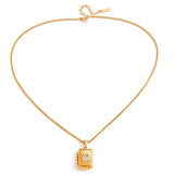 Aurelia Sunburst Locket by Lucy Luna Jewellery, alternate view 3