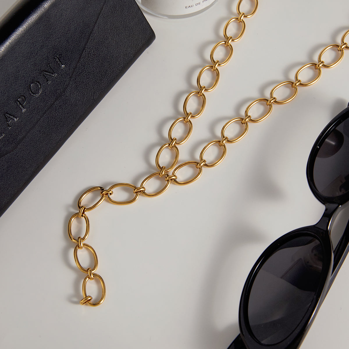 Sorrento Oval Chain by Lucy Luna Jewellery, alternate view 3