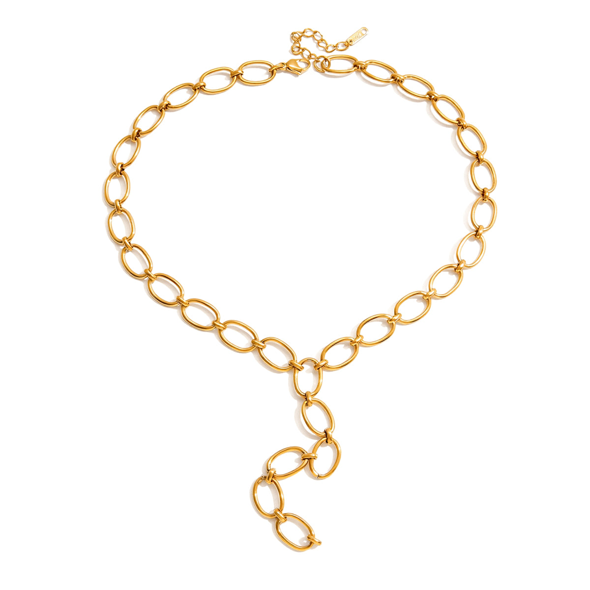 Sorrento Oval Chain by Lucy Luna Jewellery