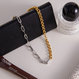 Halcyon Mixed-Link Necklace by Lucy Luna Jewellery, alternate view 3