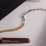 Halcyon Mixed-Link Necklace by Lucy Luna Jewellery, alternate view 5